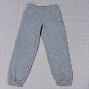 NWT TNA Aritzia Sweatfleece Cozy Fleece Mega Low Rise Jogger Gray Heather XS